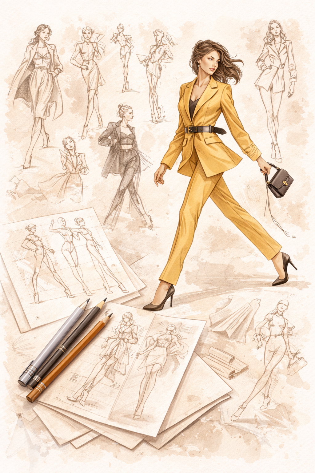 EXPRESSIVE FASHION POSES & STYLE