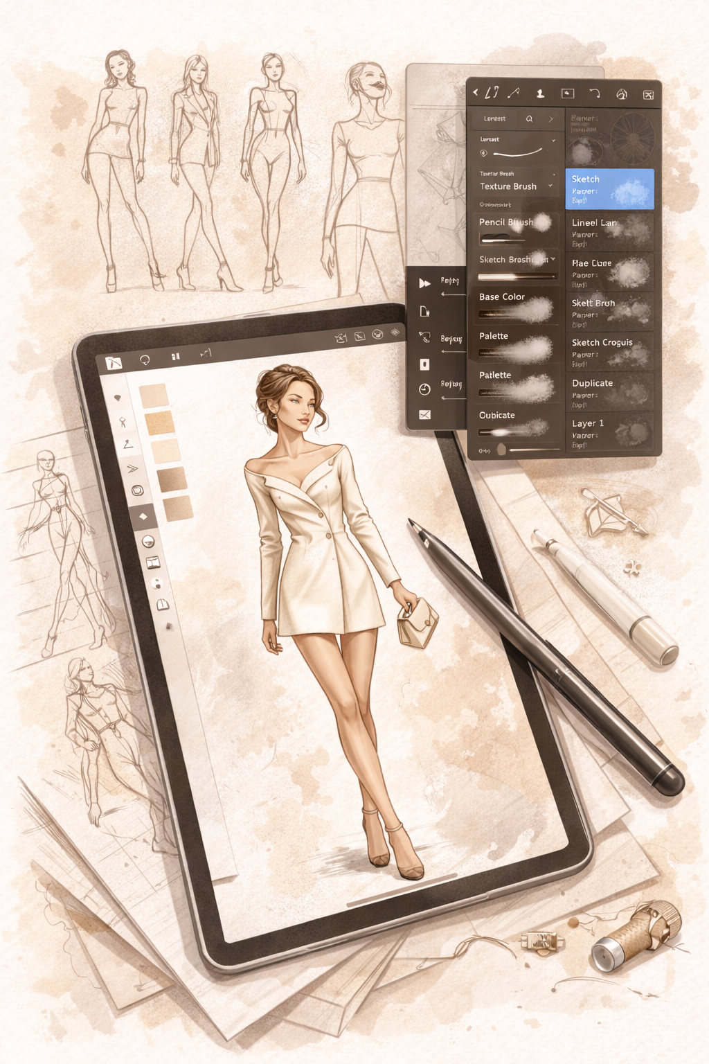 DIGITAL FASHION SKETCHING BASICS